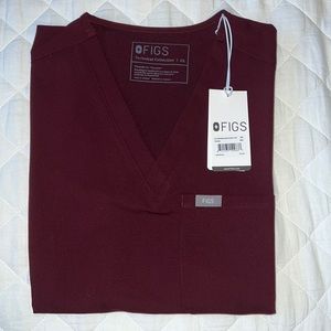 Figs burgundy Catarina XS
